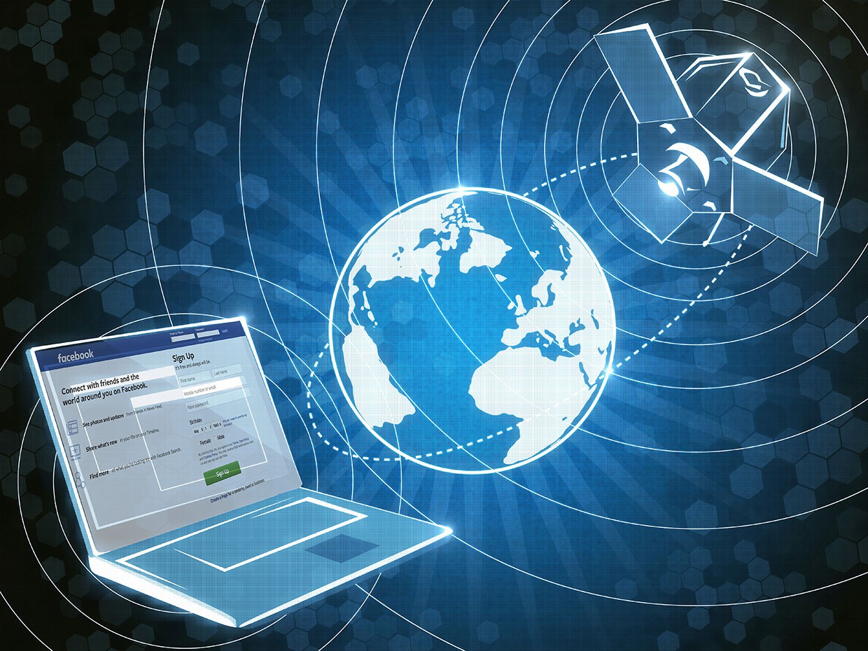 Digital services on laptop